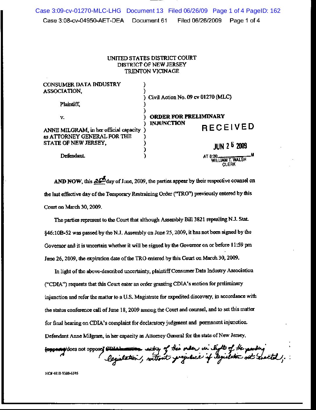 CDIA successfully sues New Jersey over law that would prevent credit bureau sharing